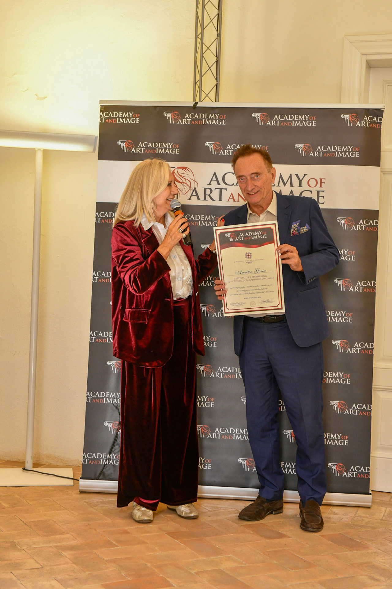 Premiazione durante Dialoghi, Visioni e Percorsi